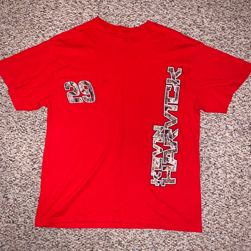 KEVIN HARVICK Realtree Camo #29 LARGE T shirt